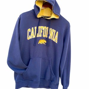 California Golden Bear Navy Blue Hoodie M